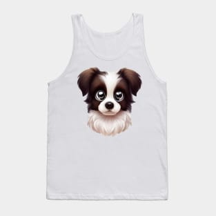 Playful Border Collie Tank Top